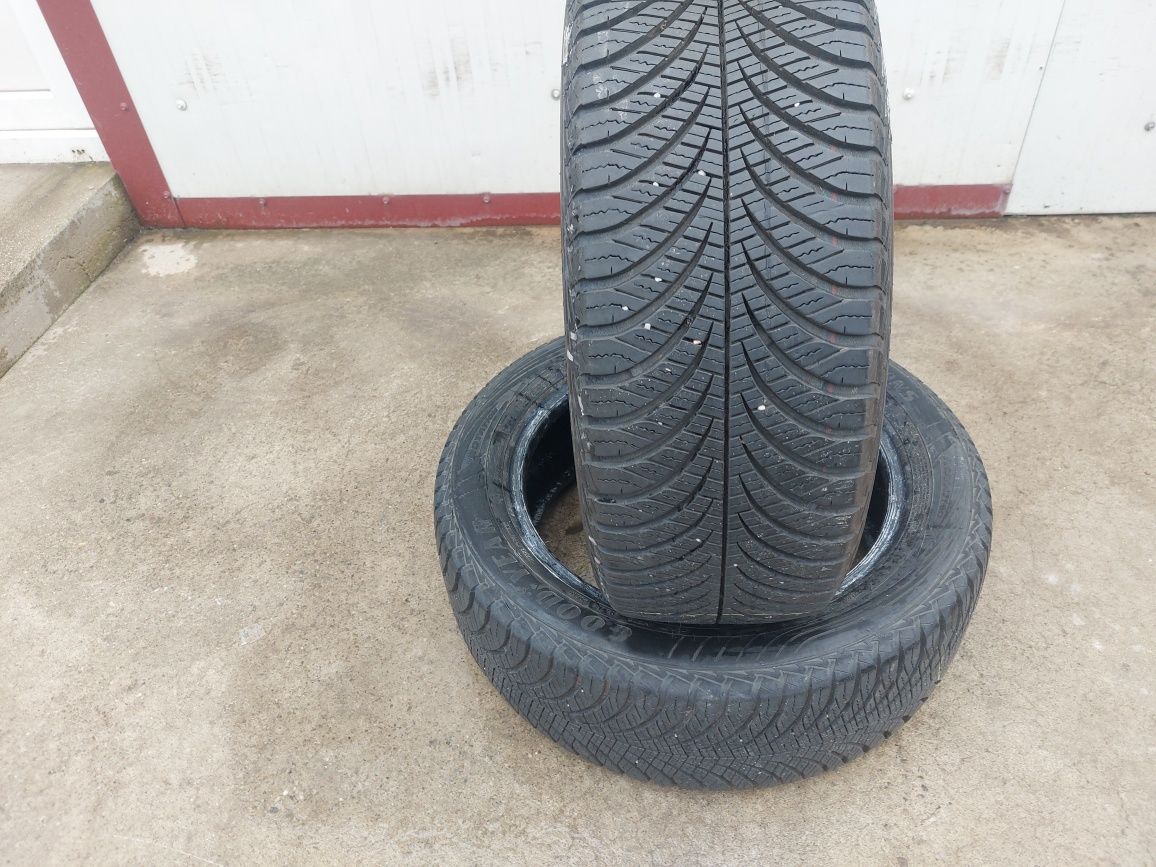 125 lei bucata! Doua anvelope ALLSEASONS 195 55 16 Goodyear ! 7 mm