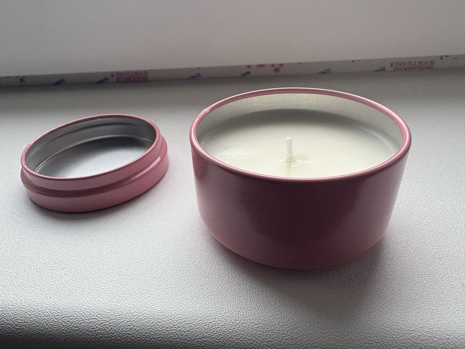 Lumanare fara parfum din ceara de soia