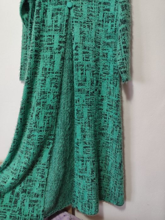 Haină lungă cu gluga M