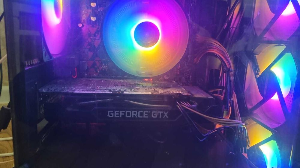 Игровой ПК + монитор 23" | Ryzen 3 4100, 16 ГБ, GTX 1660 TI 6гб