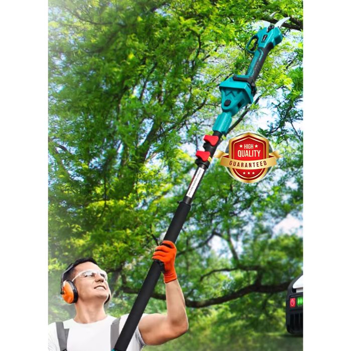 Foarfeca Electrica cu 2 Acumulatori 24V, 2.5M Tija Telescopica