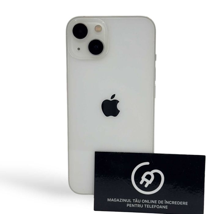 iPhone 13 90% 128Gb Starlight Ca Nou + 24 Luni Garanție/Apple Plug