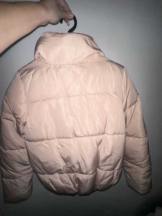 Розово бомбър яке Crop