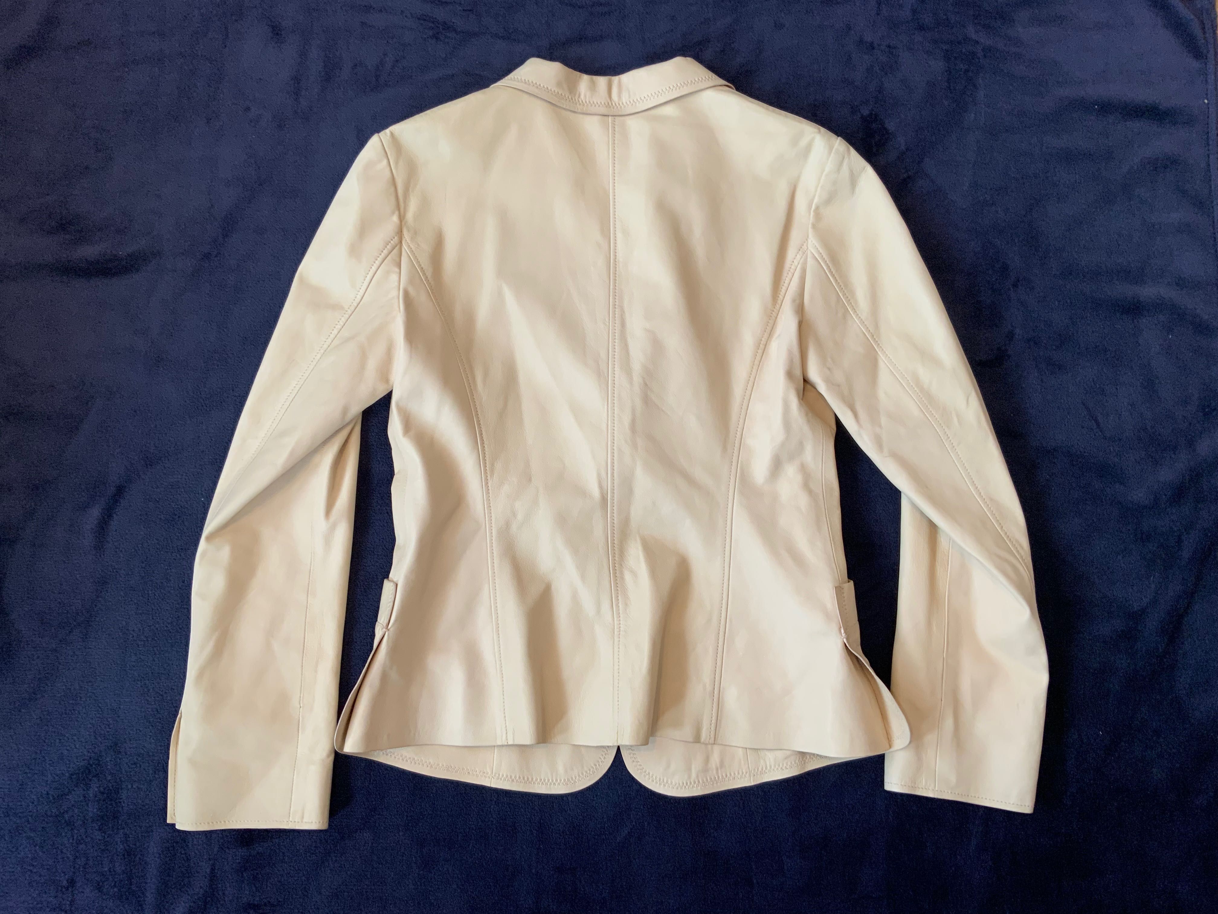 Jil Sander-оригинално кожено сако 36 с