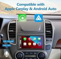 Универсална мултимедия с Carplay/Android, 7" дисплей, 2 DIN радио, Bl