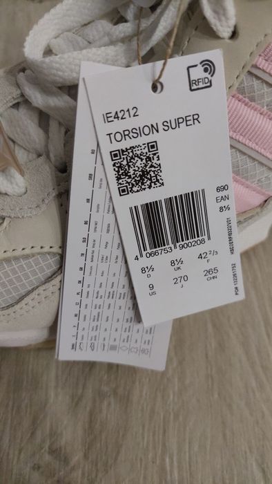 Adidas torsion super 42 2/3