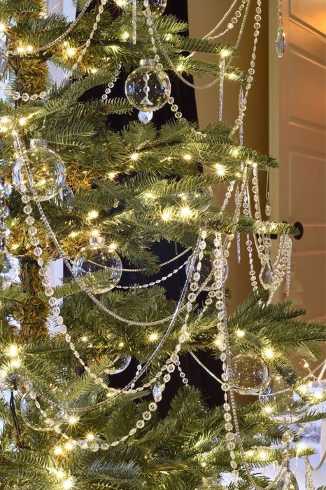 Бусы для декора новый год