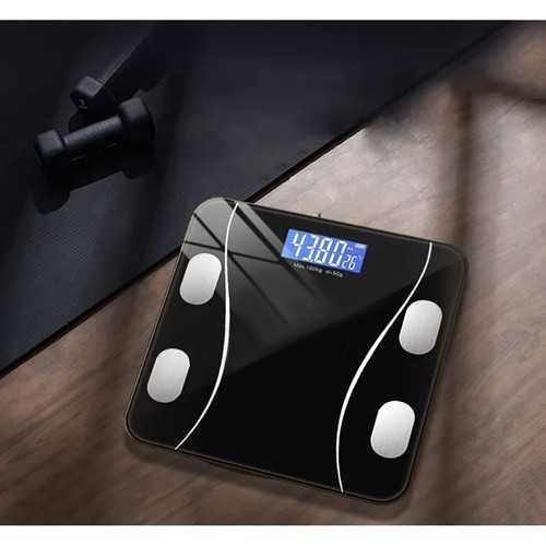 Интелигентна Везна, кантар до 180 кг, с Bluetooth, с включени батерии