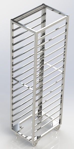 Тележка для Gn подноса