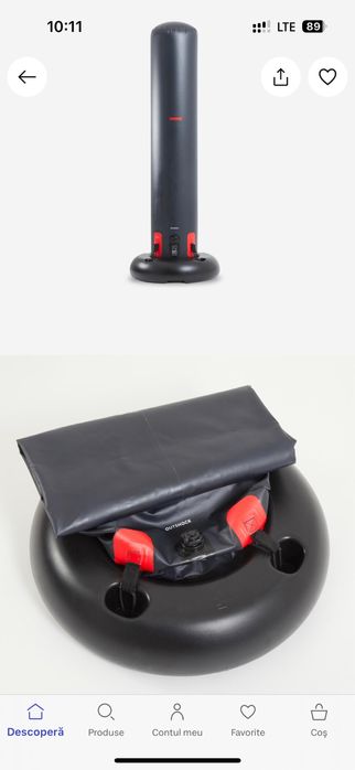 Sac de box gonflabil 100 pe suport