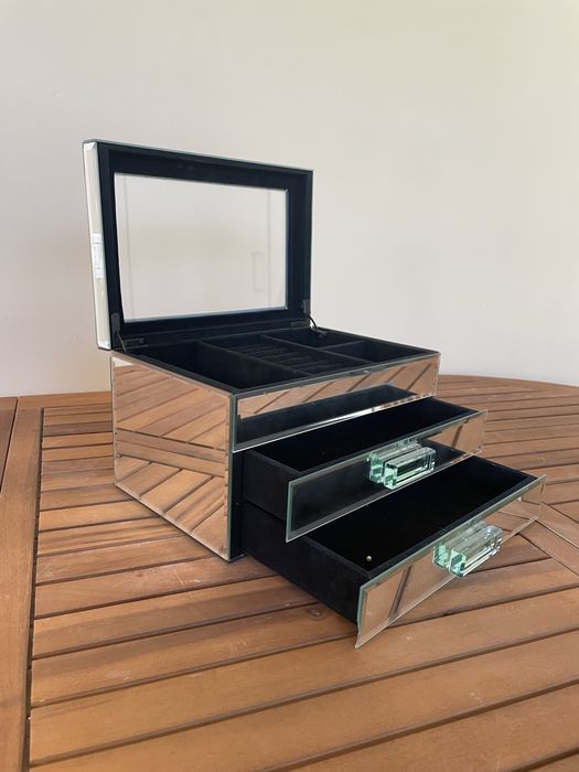 Caseta Bijuterii Sticla oglinda Zara Home