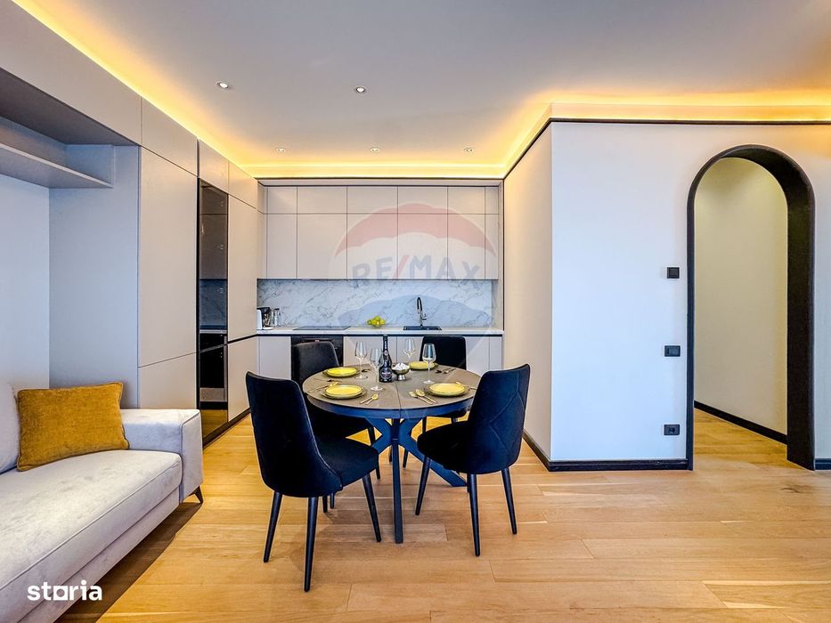 Apartament amenajat utilat I 2 camere & terasă în Park Line - Pipera