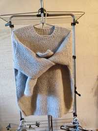 Пуловер женский ручной вязки
