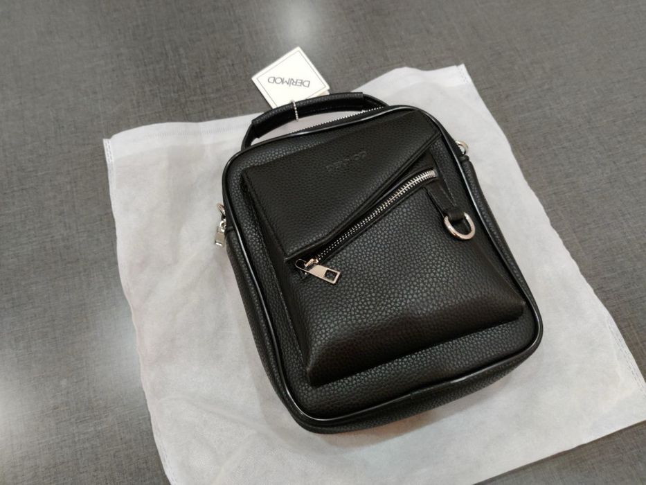 Мужская сумка барсетка кожаная - Derimod