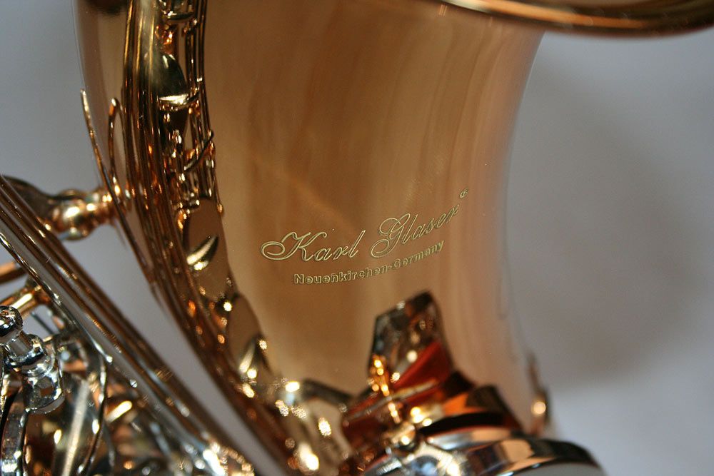 Tenor Saxofon AURIU+ARGINTIU SAX curbat Karl Glaser Sax Saxophone Si b