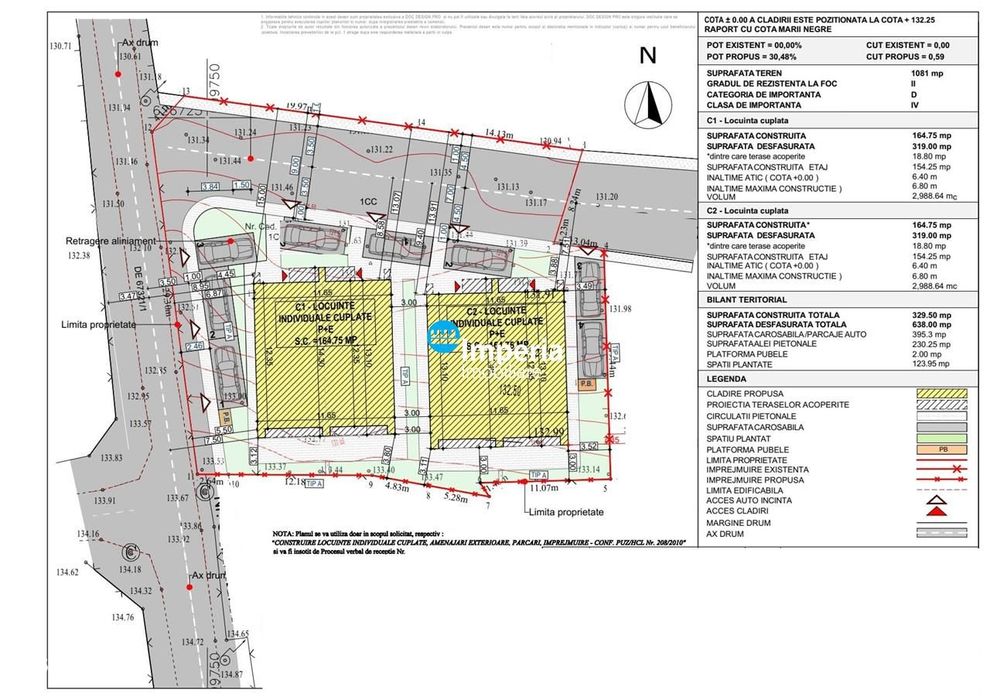 Teren intravilan Iasi zona Bucium cu Autorizatie