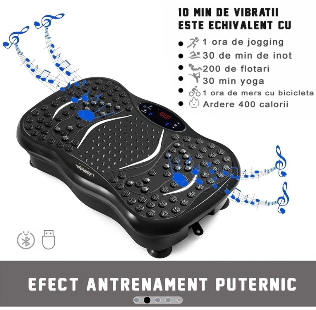 Aparat de vibromasaj GO4FIT