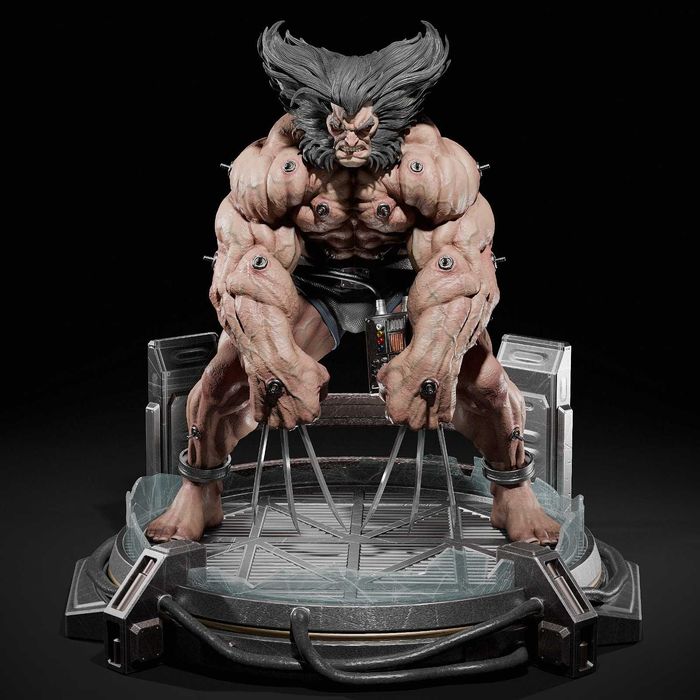 Figurina 3D din Rășină - Wolverine Weapon X