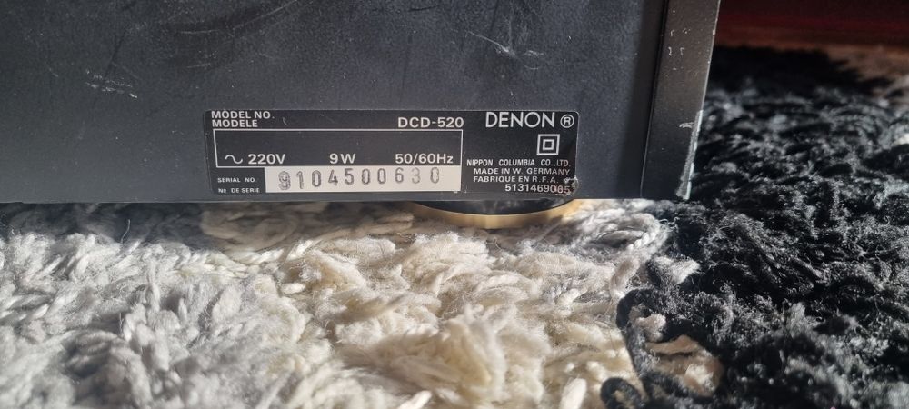 Cd player denon dcd 520