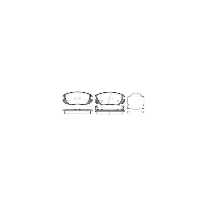 Placute frana fata Opel Insignia Limuzina, 07.2008-, marca SRLine S70-0506