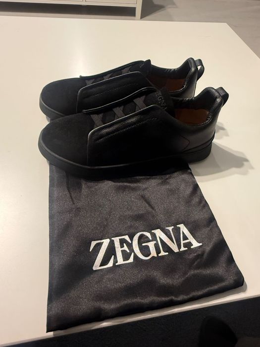 Zegna Suede Triple stich