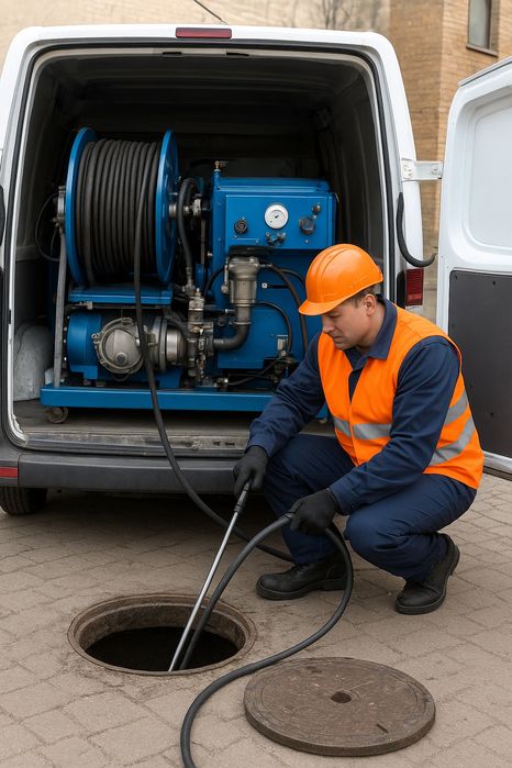 Прочистка канализации,чистка раковины, чистка канализации, чистка труб