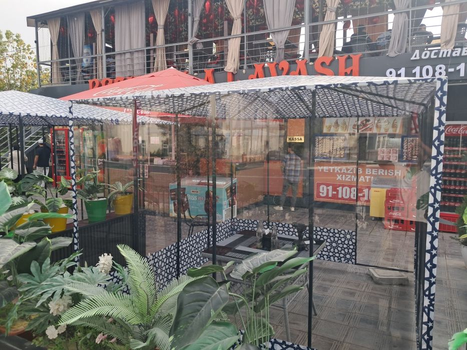 Баннер навес салафан бассейн навесларди йопамиз