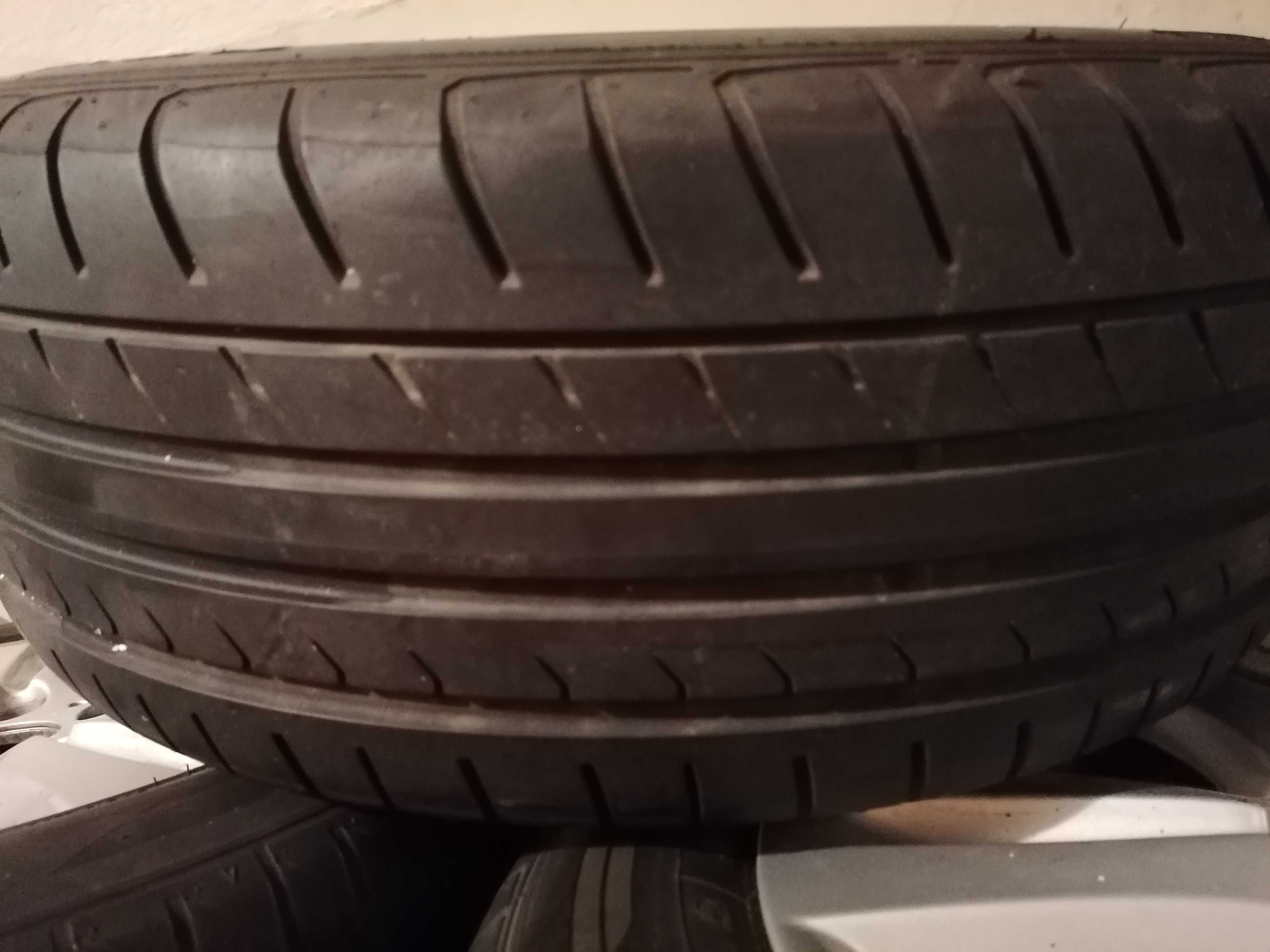 Джанти БМВ 16 цола 5 х 120 с летни гуми 205 Х 55. bmw Топ състояние