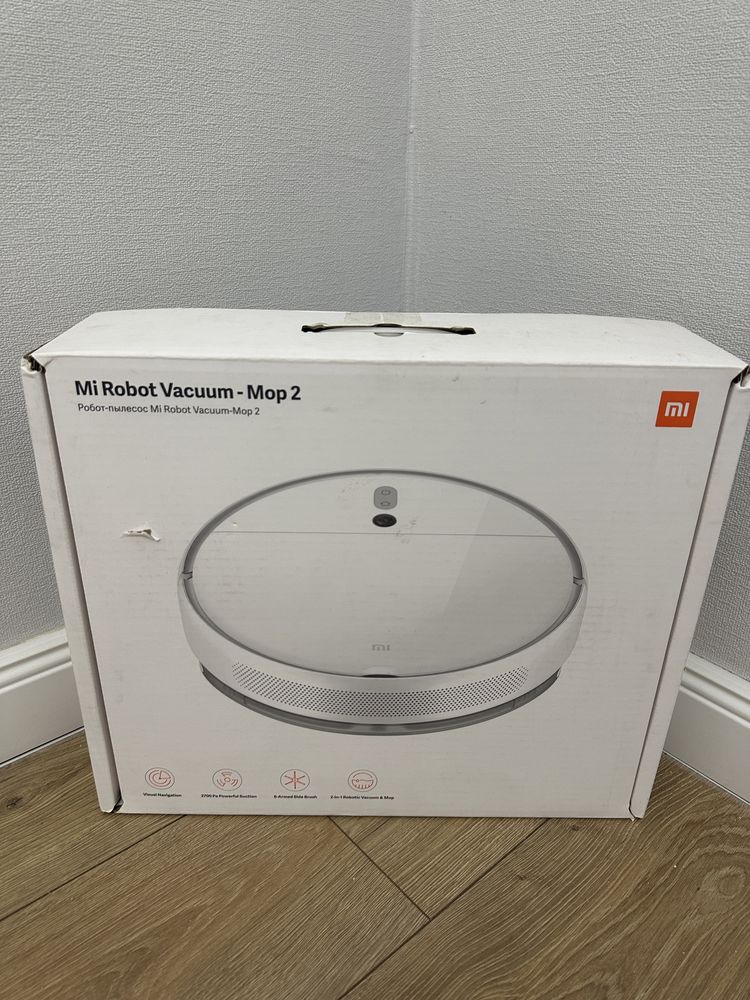 Робот- пылесос с функцией влажной уборки Xiaomi mi robot vacuum-mop 2