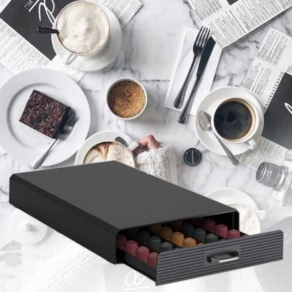 Кутия за капсули за кафе Неспресо Nespresso Органайзер Чекмедже за 50