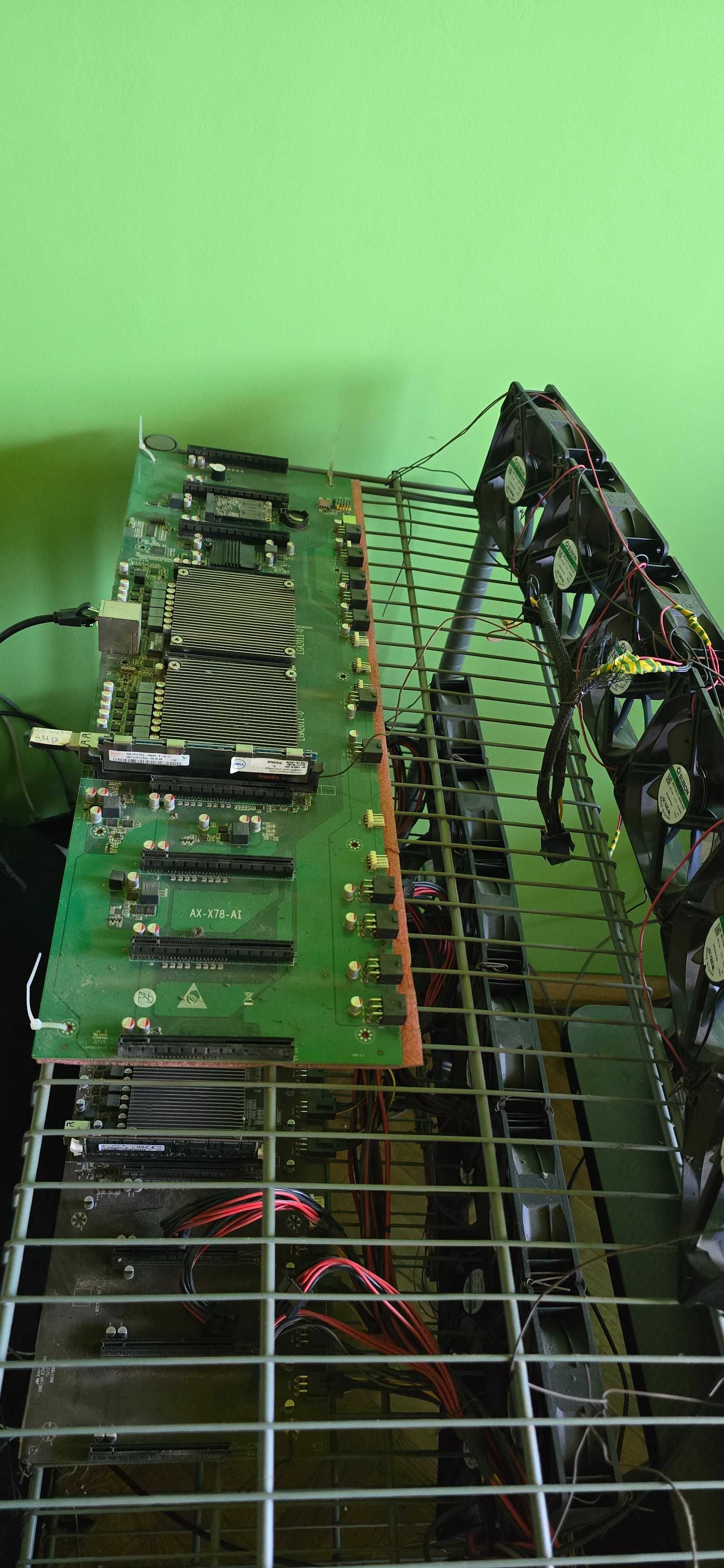 Дъна с 9 PCI-Express слота РАМ и 2 XEON процесора включени топ сделка!