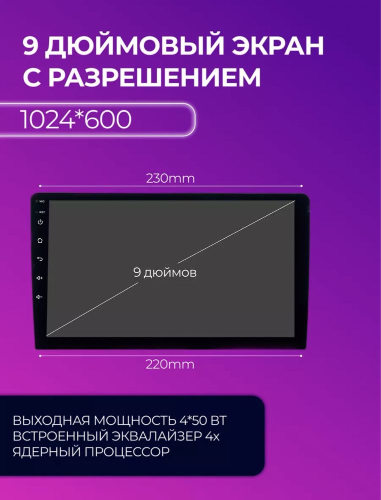 Акция !!! Автомагнитола Андройд 2гб на 32гб