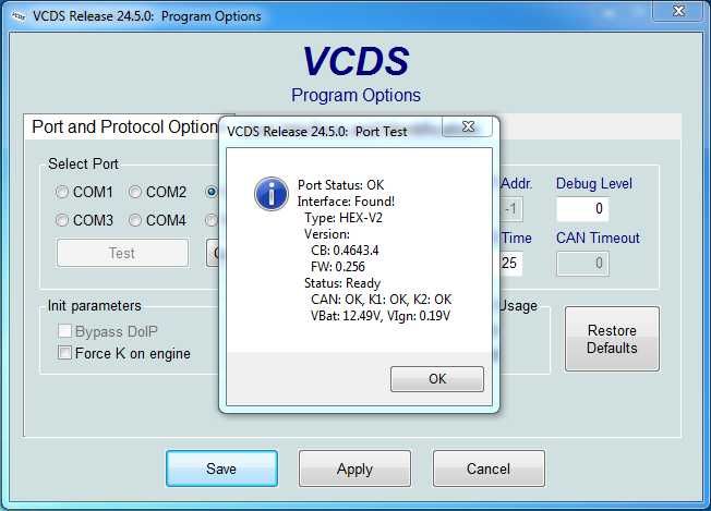 Interfata VCDS/VAGCOM REAL HEX V2 ARM STM32F405 24.5 Engleza, Romana