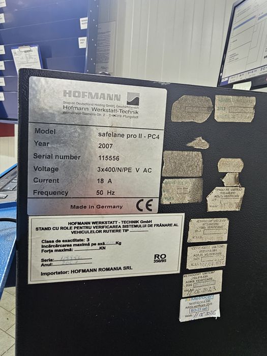 Stand frână și suspensie linie ITP pentru autoturisme – Safelane PROII