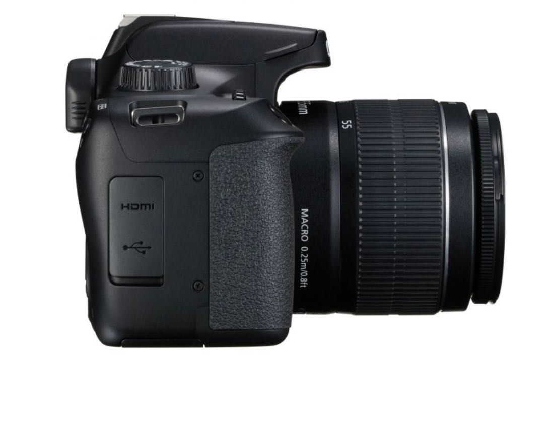 DSLR фотоапарат Canon EOS - 4000D, EF-S 18-55-mm DC, черен