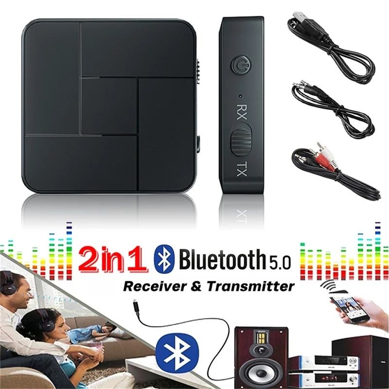 Audio Receptor Bluetooth 5.0 cu baterie integrata 2in1 transmiter&rec
