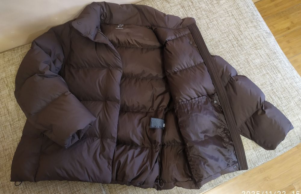 брендовые пуховики S/M 42/44