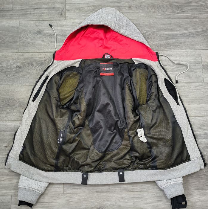 Hanorac moto cu Kevlar și protecții, 4Bikers, M