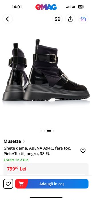 Ghete Musette Abena NOI marimea 37