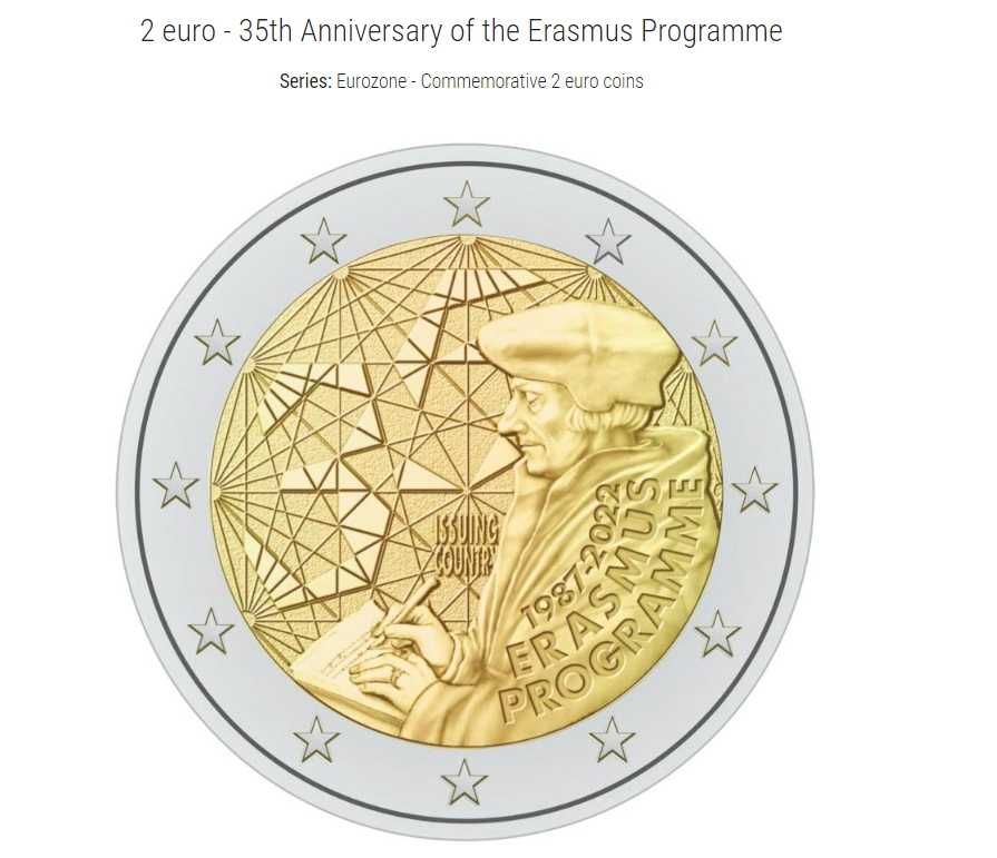 2 Евро монети/ 2 EURO coins (Юбилейни) 2020-2022