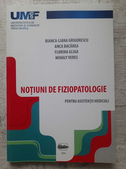 Noțiuni de fiziopatologie pentru asistenții medicali