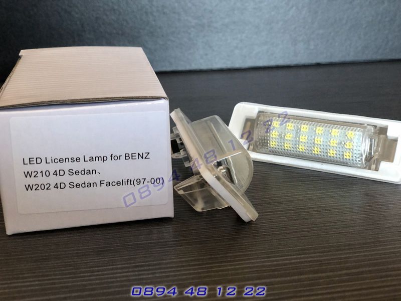 Mercedes W210 W202 Седан C Class LED Диодни Плафони Заден Номер БМВ