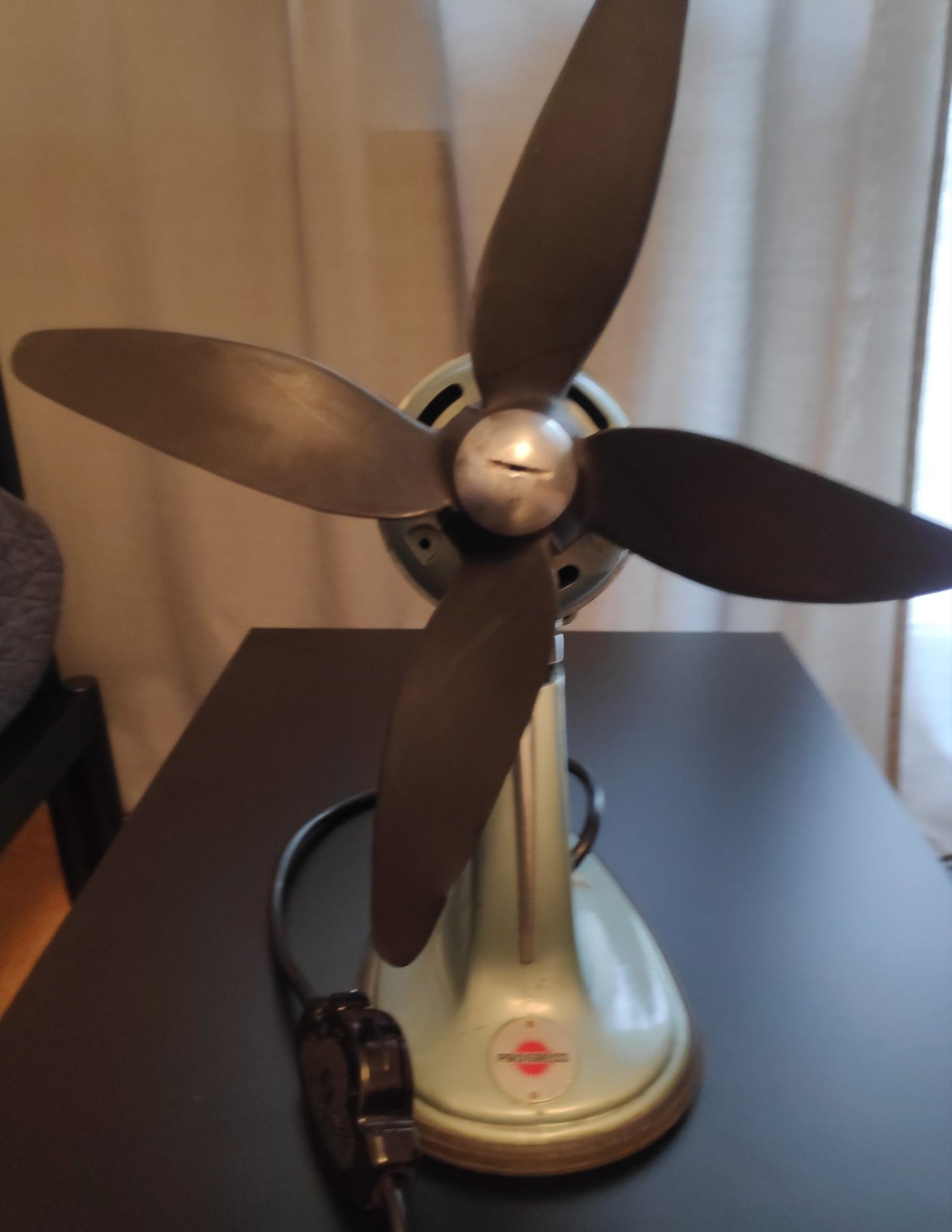 Ventilator Progress ,anii 60,funcțional ,vintage Germania