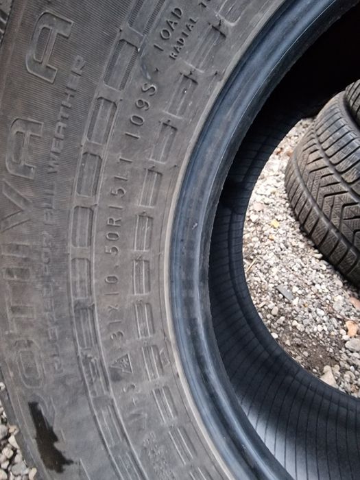 Anvelopă 31×10.50R15 marca Nokian,DOT 2021, 5.5 mm