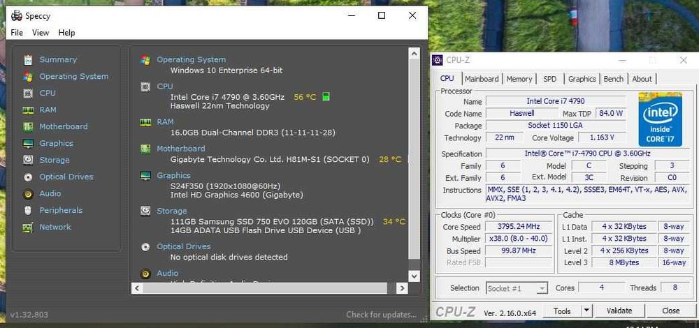Procesor socket 1150 Intel Core i7 4790 3.6Ghz Turbo 4Ghz Haswell