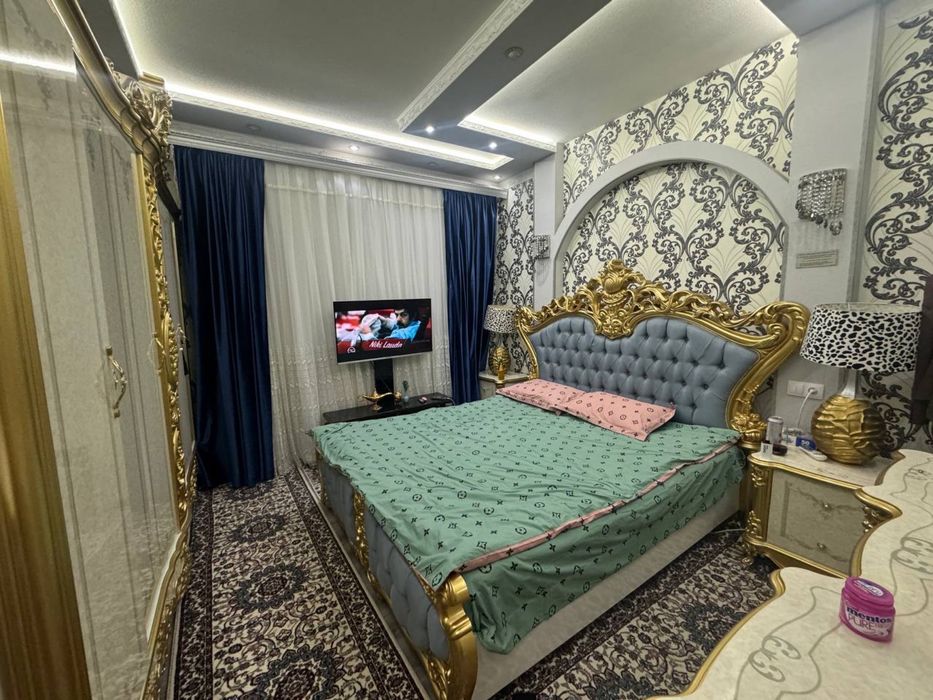 Сергели Строительный метро бекат  новостройка,2 хона 76 квадрат мебел