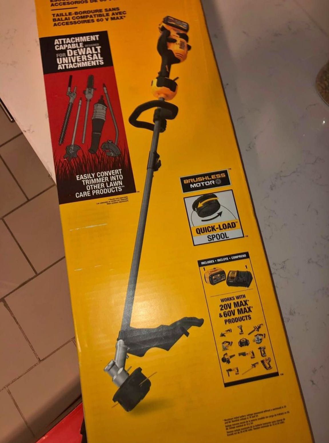 Trimmer Electric Dewalt 60V