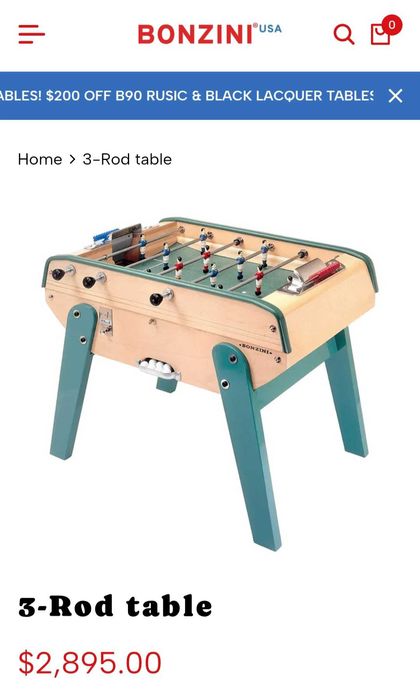 Masa de fotbal Bonzini