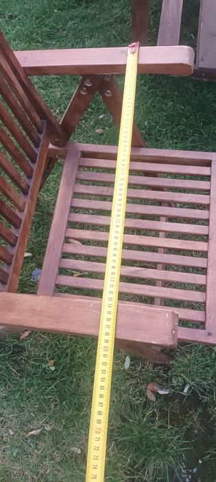 Set Masă cu 6 scaune din lemn