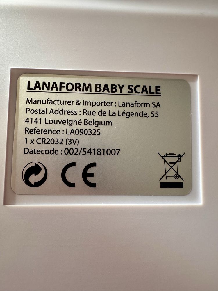 Бебешки кантар Lanaform